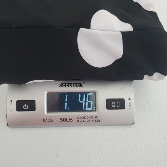 Susan Graver Womens Pollka Dot Liquid Knit Faux-Wrap Maxi Dress Size XL Petite - Picture 9 of 9